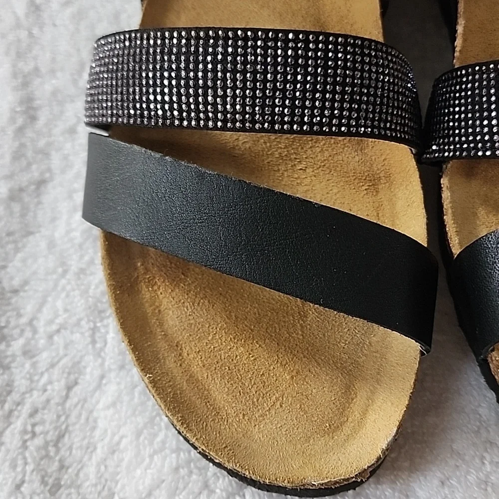 Naot Krisra Womens Black Strappy Sandals Size 8 New Without Tag - Picture 2 of 11